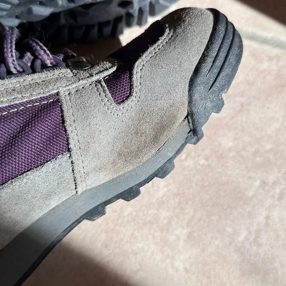 Vasque Alpha Boot in Purple nylon and Grey suede women’s size 6 - Picture 6 of 6